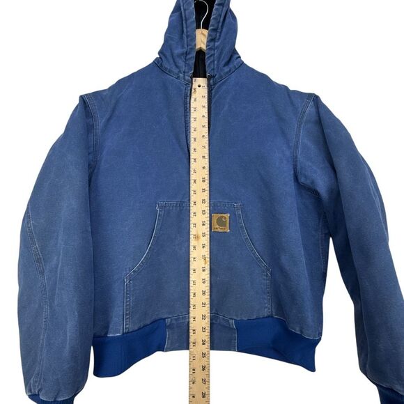 Carhartt Active Jacket Quilt Lined Mens Large J68 BLU Blue Sandstone - Picture 6 of 16